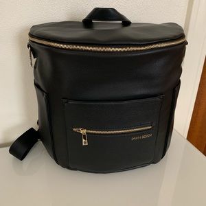 FAWN DESIGN BLACK DIAPER BAG